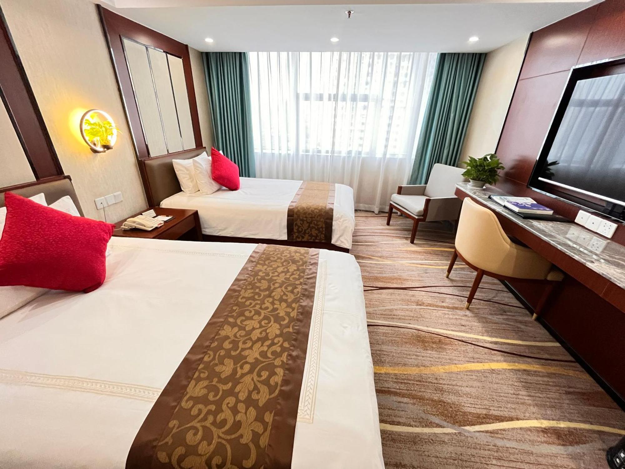 Skyline Plaza Hotel Guangzhou Buitenkant foto